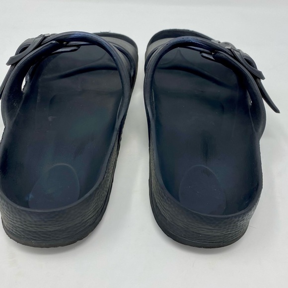 Women’s Black Double Strap Sandals Size 8 - Picture 3 of 14